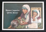 TANZANIA - MADRE TERESA - BLOCO MINT