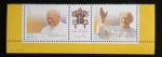 ANGOLA - PAPA J. PAULO II - SÉRIE COM 2 SELOS MINT