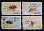 CABO VERDE - ARACNÍDEOS - 4 SELOS MINT