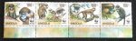 ANGOLA - MACACOS - SÉRIE 4 SELOS MINT