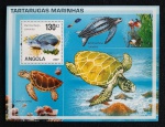 ANGOLA - TARTARUGAS MARINHAS - BLOCO MINT