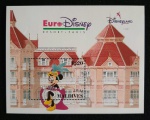 MALDIVAS - EURO DISNEY - BLOCO MINT