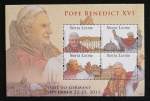 SERRA LEOA - PAPA BENTO XVI - BLOCO MINT