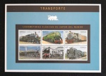 NICARAGUA - LOCOMOTIVAS A VAPOR - MINI FOLHA MINT