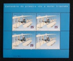 ANGOLA - AVIÕES - MINI FOLHA MINT