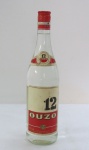 Ouzo Aguardente da Grécia - O Ouzo 12 é a bebida das ilhas gregas. O paladar característico desta aguardente vem das ervas e das especiarias. 1000 ml