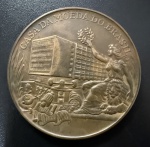 Medalha Comemorativa, Casa da Moeda do Brasil, 10 Anos Produzindo Cédulas no Brasil, Data 14 de Abril de 1979, Bronze, Flor de Cunho.