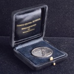 Estojo com a Moeda do Brasil, Comemorativa ao Sesquicentenário da Independência do Brasil, Valor 20 Cruzeiros, Ano 1972, Prata, Peso 18 g, Flor de Cunho.