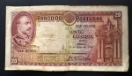 Cédula Estrangeira, Banco de PORTUGAL, Valor 20 Escudos, Data 19 de Maio de 1938, Muito Bem Conservada.