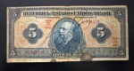 Cédula Brasileira, República, Autografada, Valor 5 Mil Reis, 19ª Estampa, BRASIL - Nº, Estampa e Série Separados, Período de Circulação 1924/1955, Muito Bem Conservada.