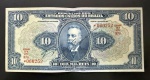 Cédula Brasileira, República, Autografada, Valor 10 Mil Reis, 17ª Estampa, BRAZIL - Nº, Estampa e Série Juntos, Período de Circulação 1925/1955, Soberba.