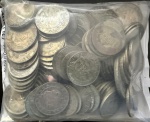 Moedas Brasileiras, República, Valor 2000 Reis, Datas Diversas, Peso Total 01 Kg de Prata, Aproximadamente 125 moedas, MBC/Soberbas.