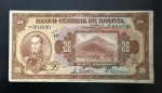 Cédula Estrangeira, BOLÍVIA, Valor 20 Bolivianos, Data 20/07/1928, Série A2,  Muito Bem Conservada.