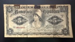 Cédula Estrangeira, PARAGUAI, Valor 5 Pesos, Lei 26 de Dezembro de 1907, Muito Bem Conservada.