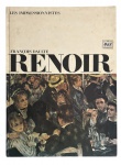 Livro Renoir  François Daulte. Obra dedicada ao mestre impressionista Pierre-Auguste Renoir, integrante da coleção Les Impressionnistes. Edição francesa, ricamente ilustrada com reproduções de pinturas icônicas do artista, acompanhadas de textos críticos. Exemplar com sinais de uso e desgaste na capa, miolo ilustrado em bom estado. Publicado em Paris (Diffusion Princesse). Mede 25cm x 34cm.