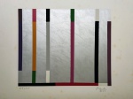 Eduardo Sued, Geométrico, gravura, tiragem 29/100, 2010, 50x70cm, sem moldura, necessita de limpeza