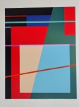Paulo Calazans, Varal de Copacabana, gravura, tiragem 27/100, 2013, 100x70cm, sem moldura