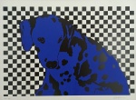 Kleber Ventura, Cachorro Azul, gravura 6/30, 70x100cm, sem moldura