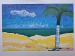 Aldemir Martins, Coqueiro, gravura 35/100, 50x70cm, sem moldura, Edição Póstuma