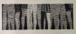 Kleber Ventura, Perna Preta, gravura 4/35, 31x70cm, sem moldura