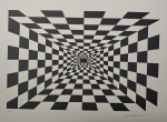 Kleber Ventura, Infinito Preto, gravura, tiragem 5/25, 50x70cm, sem moldura