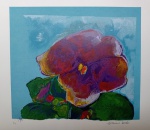 Aldemir Martins, Flor, Gravura, Edição Póstuma, PA, 50x55cm, sem moldura