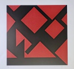 Judith Lauand, Composição, gravura, tiragem 12/100, 50x50cm, sem moldura