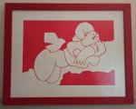 DACOSTA - Serigrafia ` Vênus` assinado e datado 63; Medindo 42 x 32,5 cm.