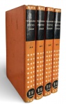 Dicionário Prático Júnior IlustradoAutor: J. Mesquita de CarvalhoEditora: Egéria, São Paulo. Conjunto com 4 volumes (AC / DF / GP / QZ), edição ilustrada, encadernação original com lombadas editoriais e caixa protetora. Exemplar voltado ao público infantojuvenil, de caráter didático e histórico-editorial. Estado geral bom, com sinais naturais do tempo nas capas. Mede 23 x 15 cm.