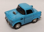 Miniatura Ford Thunderbird 1955 Kinsmart  Estilo Caricatura  Azul Sky Ford Thunderbird 1955, fabricada pela Kinsmart (modelo 4022D).