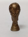 Miniatura Troféu Copa do Mundo FIFA  Metal Vintage  Item de Coleção