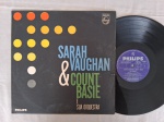 LP SARAH VAUGHAN & COUNT BASIE E SUA ORQUESTRA // CAPA CONFORME FOTOS // DISCO EM MUITO BOM ESTADO // PODE CONTER RISCOS QUE CAUSAM CHIADOS, RUÍDOS OU PULOS