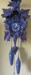 CUCO - RELÓGIO ALEMÃO - ADQUIRIDO EM FÜSSEN À 30 ANOS -MADEIRA NOBRE ENTALHADA -  61 cm alt com os pendulos x23 cm - PERFEITO ESTADO - TROCAR SÓMENTE PILHA OU BATERIA