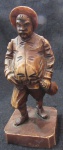 ESTATUETA - RESINA - GAUCHO - 14,5CM X 6CM - MUITOS DETALHES