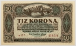 Numismática, HUNGRIA. Uma Cédula 10 Korona