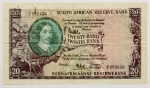 Numismática, ÁFRICA DO SUL. Uma Réplica de Cédula Rara com Etiqueta de Classificação P-108