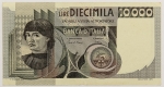 Numismática, ITALIA. Uma Cédula 10000 Lire