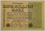 Numismática, GERMANY. Uma Cédula 1 Millionen 1923 em Ótimo Estado