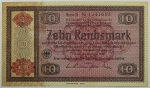 Numismática, GERMANY. Uma Cédula 10 Reichsmark 1933