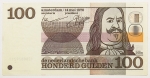 Numismática, HOLANDA. Uma Cédula P-92 100 Gulden 1970 Flor de Estampa
