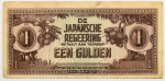 Numismática, ÍNDIAS HOLANDESAS. Uma Cédula 1 Gulden 1942