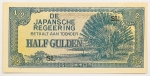 Numismática, ÍNDIAS HOLANDESAS. Uma Cédula Meio Gulden