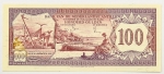 Numismática, ÍNDIAS HOLANDESAS. Uma Cédula P-19 100 Gulden 1981 Flor de Estampa Muito Valiosa