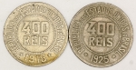 Numismática, BRASIL. Duas Moedas Nacionais Grandes