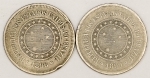 Numismática, BRASIL. Duas Moedas Nacionais Grandes