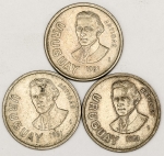 Numismática, URUGUAY. Três Moedas Grandes