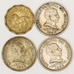 Numismática, URUGUAY. Quatro Moedas Antigas
