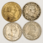 Numismática, URUGUAY. Quatro Moedas Antigas
