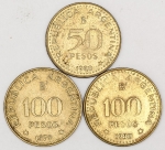 Numismática, ARGENTINA. Três Moedas Antigas