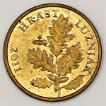 Numismática, INTERNACIONAL. Uma Moeda 5 Lipa 2011 CROATIA